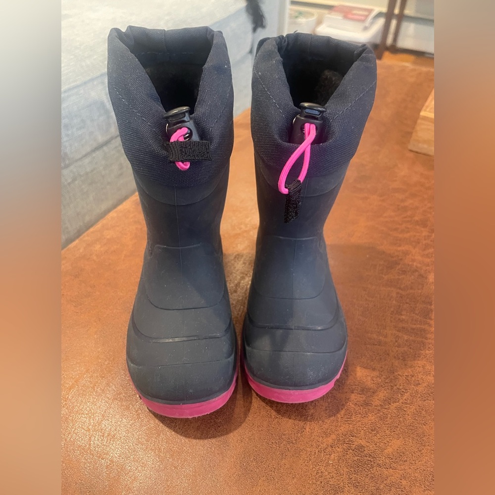 Kamik Black and Pink Winter Boots